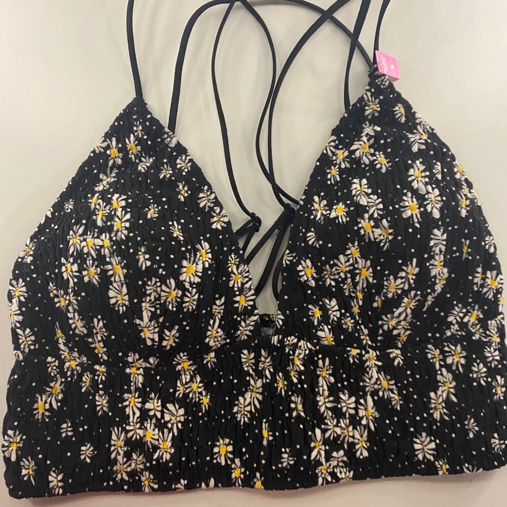 PINK VS bralette sunflower